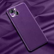 Custodia in pelle tinta unita, For iPhone 13 mini, For iPhone 13, For iPhone 13 Pro, For iPhone 13 Pro Max, For iPhone 12 mini, For iPhone 12, For iPhone 12 Pro, For iPhone 12 Pro Max