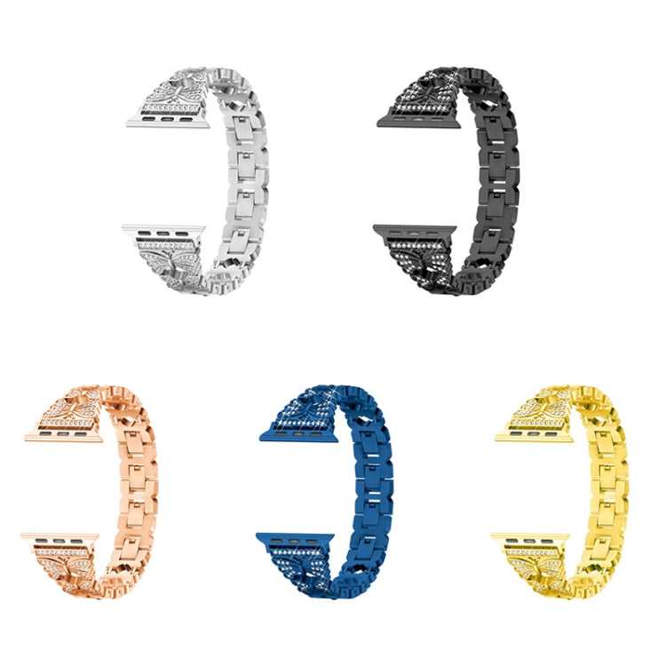 Cinturino in acciaio inossidabile per la serie Apple Watch, 7 41mm / 6&SE&5&4 40mm / 3&2&1 38mm, 7 45mm / 6&SE&5&4 44mm / 3&2&1 42mm