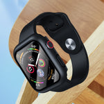 Telaio ROCK 2 in 1 PC + custodia protettiva in vetro temperato, For Apple Watch Series 9 / 8 / 7 41mm, For Apple Watch Series 9 / 8 / 7 45mm