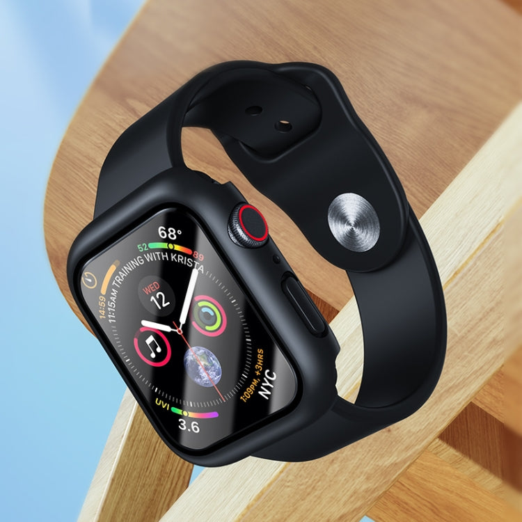 Telaio ROCK 2 in 1 PC + custodia protettiva in vetro temperato, For Apple Watch Series 9 / 8 / 7 41mm, For Apple Watch Series 9 / 8 / 7 45mm