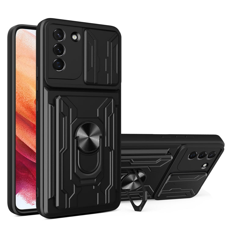 Custodia per telefono con scheda Camshield scorrevole, For Samsung Galaxy A22 5G, For Samsung Galaxy S21 5G, For Samsung Galaxy S21+ 5G