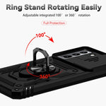 Custodia per telefono con supporto per camshield scorrevole, For Samsung Galaxy S22 5G, For Samsung Galaxy S22+ 5G, For Samsung Galaxy S22 Ultra 5G