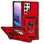 Custodia per telefono con supporto per camshield scorrevole, For Samsung Galaxy S22 5G, For Samsung Galaxy S22+ 5G, For Samsung Galaxy S22 Ultra 5G