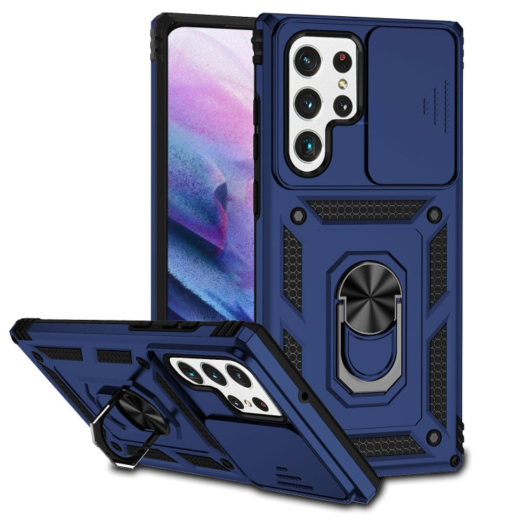 Custodia per telefono con supporto per camshield scorrevole, For Samsung Galaxy S22 5G, For Samsung Galaxy S22+ 5G, For Samsung Galaxy S22 Ultra 5G