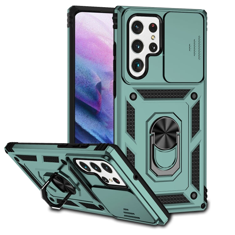 Custodia per telefono con supporto per camshield scorrevole, For Samsung Galaxy S22 5G, For Samsung Galaxy S22+ 5G, For Samsung Galaxy S22 Ultra 5G