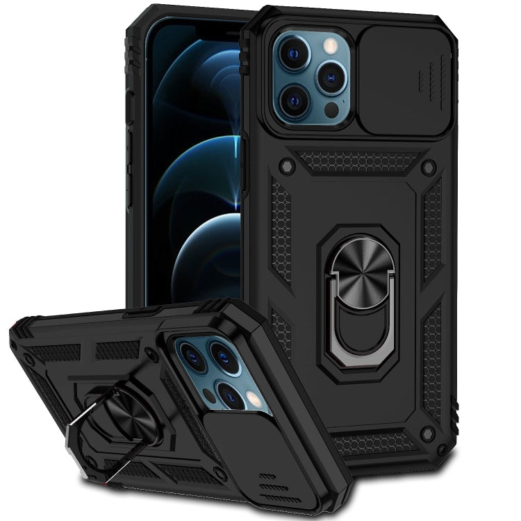 Custodia con copertura scorrevole per iPhone 12 e 12 Pro