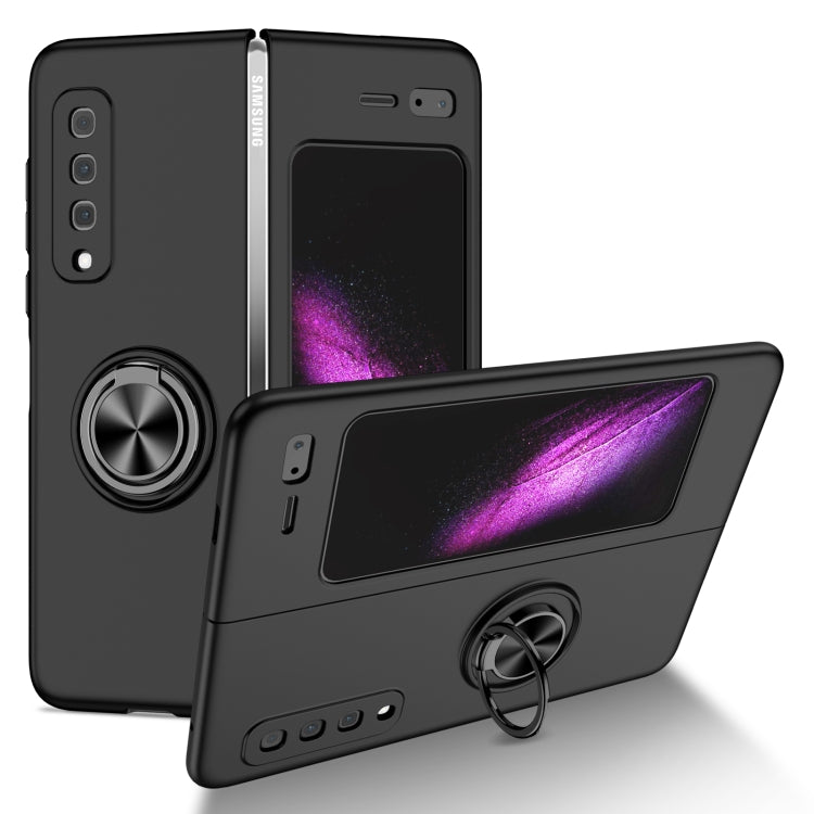 Cassa del telefono del supporto dell'anello dell'armatura, For Samsung Galaxy Fold, For Samsung Galaxy Z Flip 5G, For Samsung Galaxy Z Flip3 5G