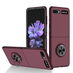 Cassa del telefono del supporto dell'anello dell'armatura, For Samsung Galaxy Fold, For Samsung Galaxy Z Flip 5G, For Samsung Galaxy Z Flip3 5G