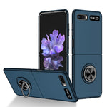 Cassa del telefono del supporto dell'anello dell'armatura, For Samsung Galaxy Fold, For Samsung Galaxy Z Flip 5G, For Samsung Galaxy Z Flip3 5G