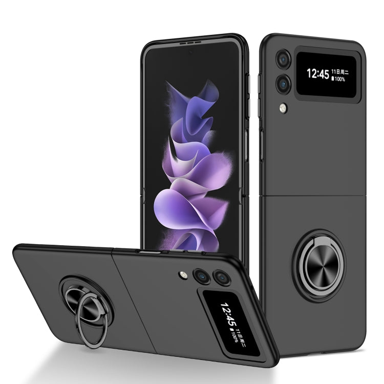 Cassa del telefono del supporto dell'anello dell'armatura, For Samsung Galaxy Fold, For Samsung Galaxy Z Flip 5G, For Samsung Galaxy Z Flip3 5G