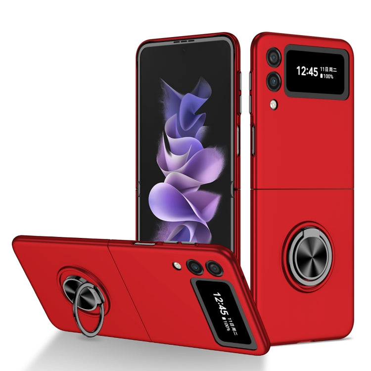 Cassa del telefono del supporto dell'anello dell'armatura, For Samsung Galaxy Fold, For Samsung Galaxy Z Flip 5G, For Samsung Galaxy Z Flip3 5G