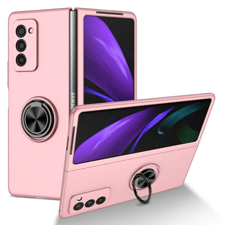 Cassa del telefono del supporto dell'anello dell'armatura, For Samsung Galaxy Z Fold2 5G, For Samsung Galaxy Z Fold3 5G