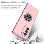 Cassa del telefono del supporto dell'anello dell'armatura, For Samsung Galaxy Z Fold2 5G, For Samsung Galaxy Z Fold3 5G