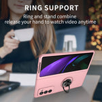Cassa del telefono del supporto dell'anello dell'armatura, For Samsung Galaxy Z Fold2 5G, For Samsung Galaxy Z Fold3 5G