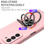 Cassa del telefono del supporto dell'anello dell'armatura, For Samsung Galaxy Z Fold2 5G, For Samsung Galaxy Z Fold3 5G
