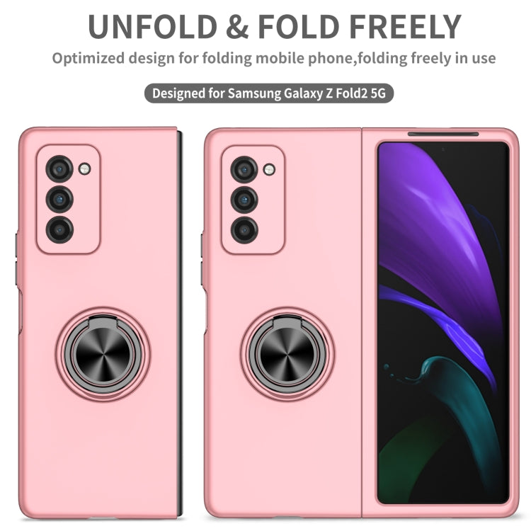 Cassa del telefono del supporto dell'anello dell'armatura, For Samsung Galaxy Z Fold2 5G, For Samsung Galaxy Z Fold3 5G