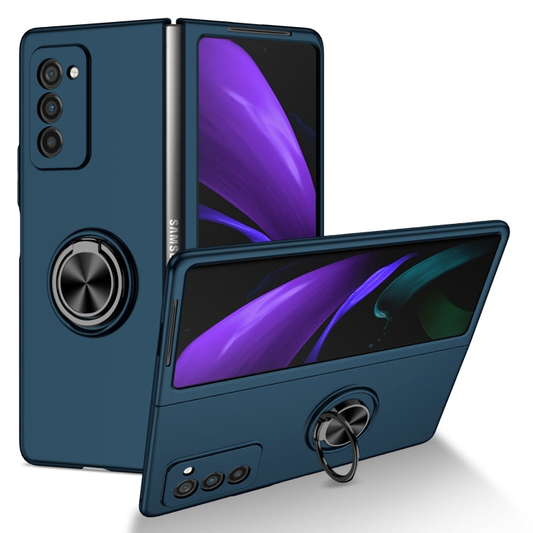 Cassa del telefono del supporto dell'anello dell'armatura, For Samsung Galaxy Z Fold2 5G, For Samsung Galaxy Z Fold3 5G