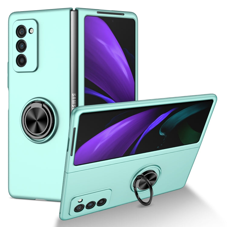 Cassa del telefono del supporto dell'anello dell'armatura, For Samsung Galaxy Z Fold2 5G, For Samsung Galaxy Z Fold3 5G