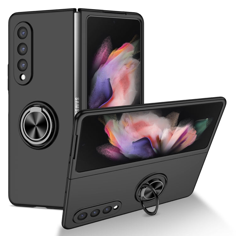 Cassa del telefono del supporto dell'anello dell'armatura, For Samsung Galaxy Z Fold2 5G, For Samsung Galaxy Z Fold3 5G