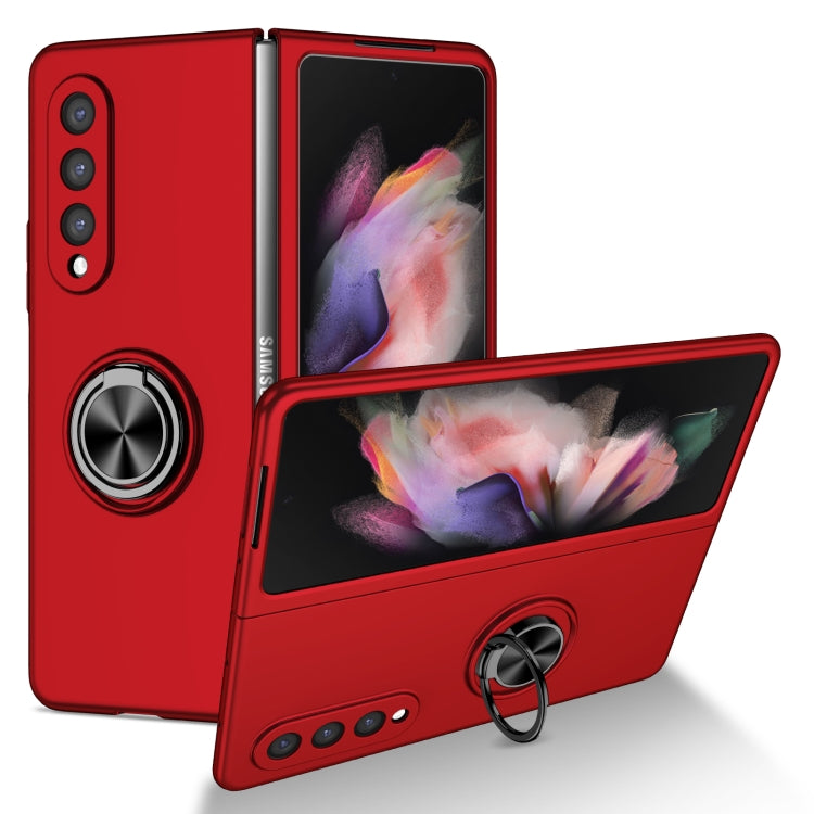 Cassa del telefono del supporto dell'anello dell'armatura, For Samsung Galaxy Z Fold2 5G, For Samsung Galaxy Z Fold3 5G