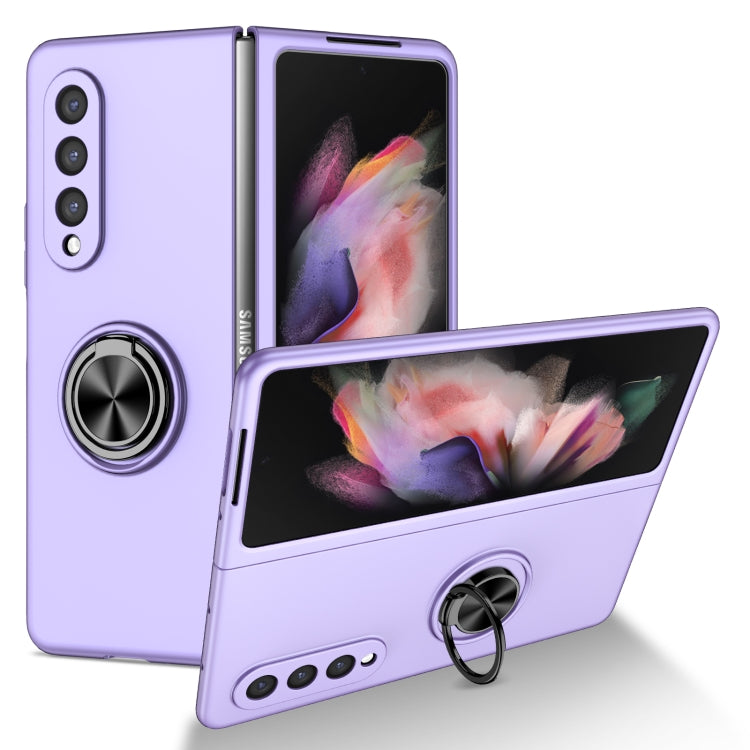 Cassa del telefono del supporto dell'anello dell'armatura, For Samsung Galaxy Z Fold2 5G, For Samsung Galaxy Z Fold3 5G