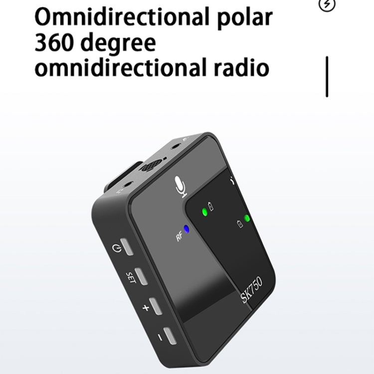 Mini microfono lavalier wireless SK750 tipo C