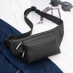 FEIHADUN cxs-321 Marsupio regolabile in tessuto Oxford, dimensioni: 32 x 12 x 6 cm, cxs-321 (Black), cxs-321 (Grey), cxs-321 (Dark Green), cxs-321 (Silver)