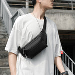 FEIHADUN cxs-321 Marsupio regolabile in tessuto Oxford, dimensioni: 32 x 12 x 6 cm, cxs-321 (Black), cxs-321 (Grey), cxs-321 (Dark Green), cxs-321 (Silver)