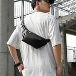 FEIHADUN cxs-321 Marsupio regolabile in tessuto Oxford, dimensioni: 32 x 12 x 6 cm, cxs-321 (Black), cxs-321 (Grey), cxs-321 (Dark Green), cxs-321 (Silver)