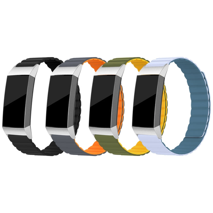 Cinturino magnetico in silicone, For Fitbit Charge 2, For Fitbit Charge 3 / 4, For Fitbit Charge 5, For Huawei Band B6
