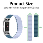 Cinturino magnetico in silicone, For Fitbit Charge 2, For Fitbit Charge 3 / 4, For Fitbit Charge 5, For Huawei Band B6