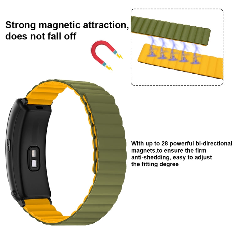 Cinturino magnetico in silicone, For Fitbit Charge 2, For Fitbit Charge 3 / 4, For Fitbit Charge 5, For Huawei Band B6