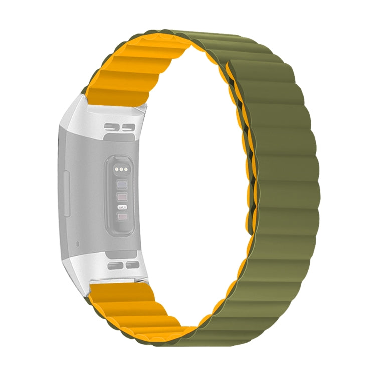 Cinturino magnetico in silicone, For Fitbit Charge 2, For Fitbit Charge 3 / 4, For Fitbit Charge 5, For Huawei Band B6