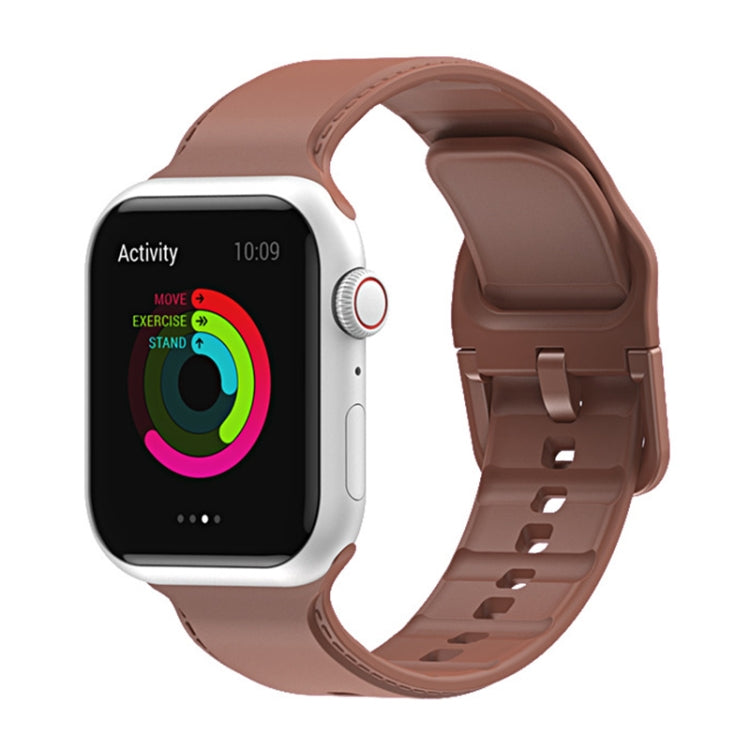Cinturino in silicone per la serie Apple Watch, 7 41mm / 6&SE&5&4 40mm / 3&2&1 38mm, 7 45mm / 6&SE&5&4 44mm / 3&2&1 42mm