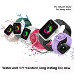 Cinturino in silicone per la serie Apple Watch, 7 41mm / 6&SE&5&4 40mm / 3&2&1 38mm, 7 45mm / 6&SE&5&4 44mm / 3&2&1 42mm