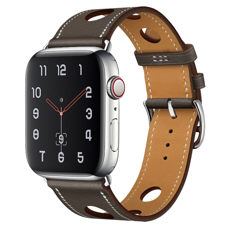 Cinturino con fibbia in argento PU per la serie Apple Watch, 7 41mm / 6&SE&5&4 40mm / 3&2&1 38mm, 7 45mm / 6&SE&5&4 44mm / 3&2&1 42mm