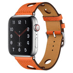 Cinturino con fibbia in argento PU per la serie Apple Watch, 7 41mm / 6&SE&5&4 40mm / 3&2&1 38mm, 7 45mm / 6&SE&5&4 44mm / 3&2&1 42mm