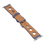 Cinturino con fibbia in argento PU per la serie Apple Watch, 7 41mm / 6&SE&5&4 40mm / 3&2&1 38mm, 7 45mm / 6&SE&5&4 44mm / 3&2&1 42mm