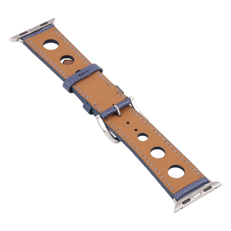 Cinturino con fibbia in argento PU per la serie Apple Watch, 7 41mm / 6&SE&5&4 40mm / 3&2&1 38mm, 7 45mm / 6&SE&5&4 44mm / 3&2&1 42mm