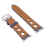 Cinturino con fibbia in argento PU per la serie Apple Watch, 7 41mm / 6&SE&5&4 40mm / 3&2&1 38mm, 7 45mm / 6&SE&5&4 44mm / 3&2&1 42mm