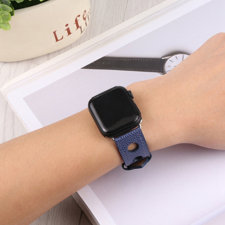 Cinturino con fibbia in argento PU per la serie Apple Watch, 7 41mm / 6&SE&5&4 40mm / 3&2&1 38mm, 7 45mm / 6&SE&5&4 44mm / 3&2&1 42mm