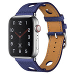 Cinturino con fibbia in argento PU per la serie Apple Watch, 7 41mm / 6&SE&5&4 40mm / 3&2&1 38mm, 7 45mm / 6&SE&5&4 44mm / 3&2&1 42mm