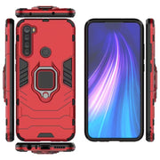 Per Xiaomi Note 8T PC + Custodia protettiva antiurto in TPU con supporto per anello magnetico, For Xiaomi Redmi Note 8T