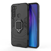 Per Xiaomi Note 8T PC + Custodia protettiva antiurto in TPU con supporto per anello magnetico, For Xiaomi Redmi Note 8T