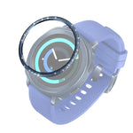 Anello con castone in acciaio inossidabile con polvere glitterata, For Samsung Galaxy Watch 42mm