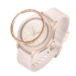 Anello con castone in acciaio inossidabile con polvere glitterata, For Samsung Galaxy Watch 42mm