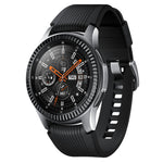 Anello con castone in acciaio inossidabile con fiore di Bach, For Samsung Galaxy Watch 46mm