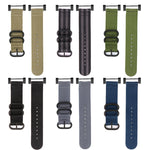 Cinturino in nylon con fibbia in acciaio a tre anelli, For Suunto CORE, For Suunto 7