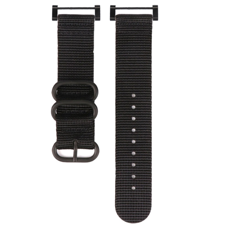 Cinturino in nylon con fibbia in acciaio a tre anelli, For Suunto CORE, For Suunto 7
