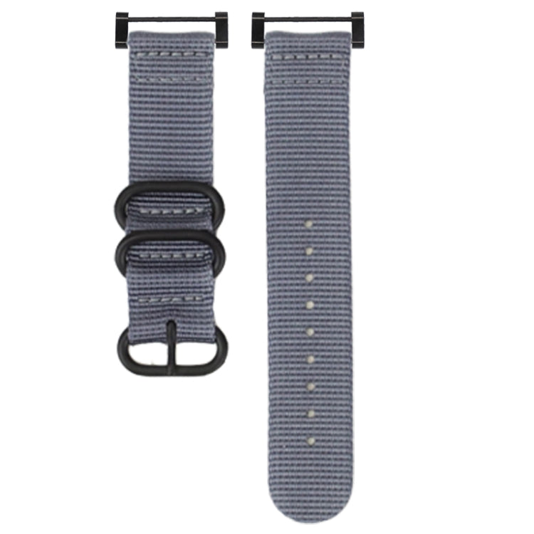 Cinturino in nylon con fibbia in acciaio a tre anelli, For Suunto CORE, For Suunto 7